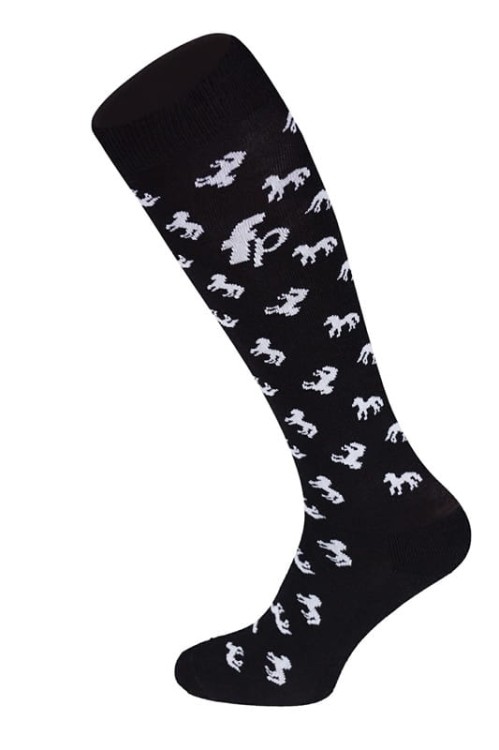 TROK.PL Podkolanówki FP MULTIHORSES black.jpg
