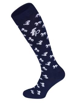 TROK.PL Podkolanówki FP MULTIHORSES navy.jpg