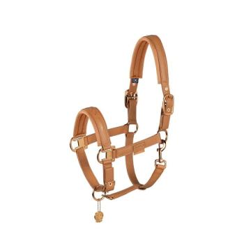 TROK.PL Kantar Eskadron DOUBLEPIN Faux Leather cognac