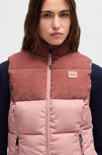 TROK.PL Kamizelka Boss Equestrian Viola Cord Rose Haze 3