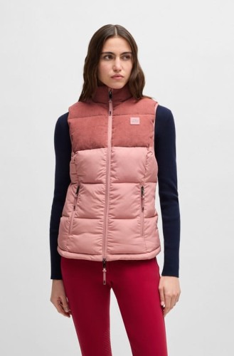 TROK.PL Kamizelka Boss Equestrian Viola Cord Rose Haze