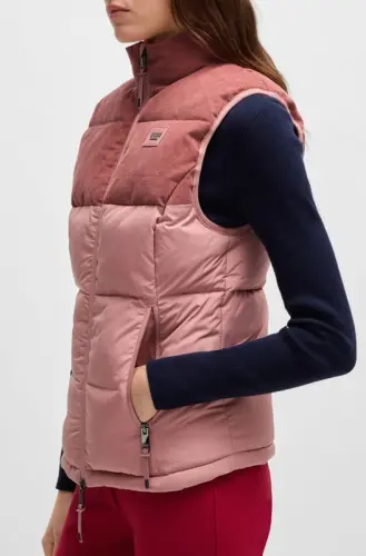 TROK.PL Kamizelka Boss Equestrian Viola Cord Rose Haze 2
