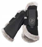 Ochraniacze Eskadron Mesh FauxFur Platinum 25 black L