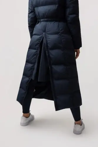 TROK.PL Horze Paloma Women Long Padded Coat navy 2