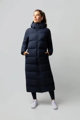 TROK.PL Horze Paloma Women Long Padded Coat navy 1
