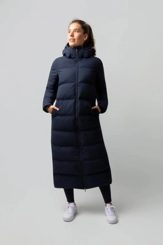 TROK.PL Horze Paloma Women Long Padded Coat navy 1