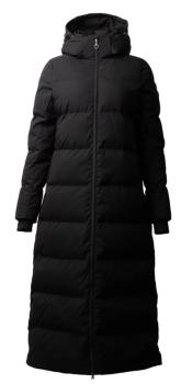 TROK.PL Horze Paloma Women Long Padded Coat black