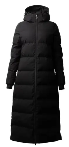 TROK.PL Horze Paloma Women Long Padded Coat black