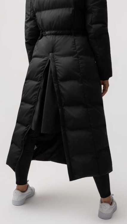 TROK.PL Horze Paloma Women Long Padded Coat black 2