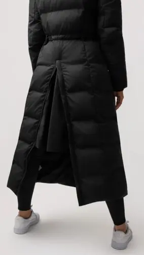TROK.PL Horze Paloma Women Long Padded Coat black 2