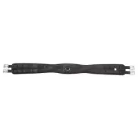 Popręg z pianki Memory Foam z gumami Kavalkade black 130cm