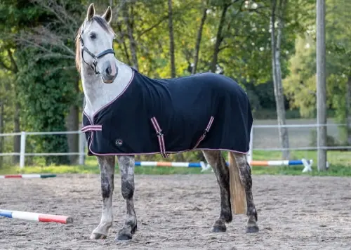 TROK.PL Derka polarowa HKM black