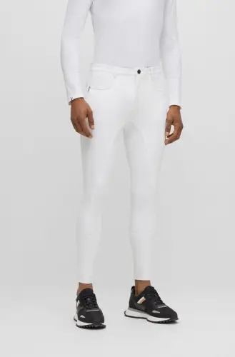 TROK.PL Bryczesy Boss Equestrian Jim white 4