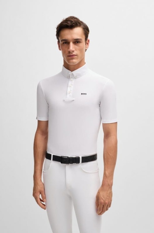 TROK.PL Koszulka konkursowa męska Marty Boss Equestrian white 3