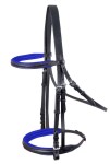 Ogłowie Waldhausen Diamant czarny/blue Full