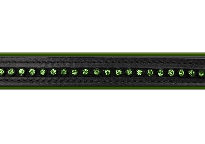 TROK.PL Ogłowie Diamant green 2