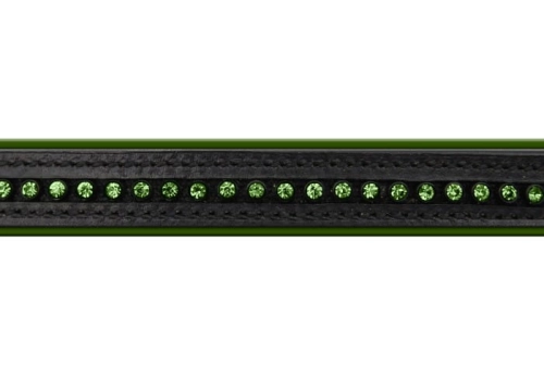 TROK.PL Ogłowie Diamant green 2