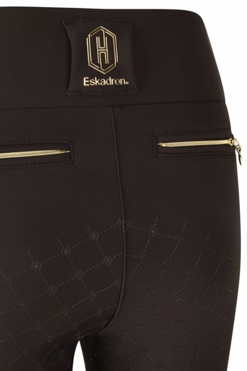 TROK.PL Legginsy Eskadron PRO Full Grip black truffle 2