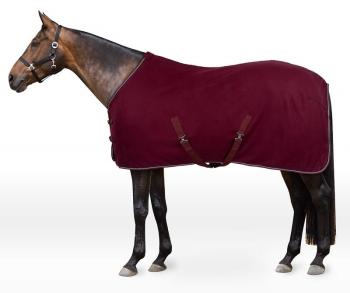 TROK.PL Derka polarowa Horze Kiel dark red 2