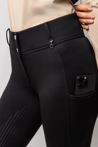 TROK.PL Bryczesy thermo black 2