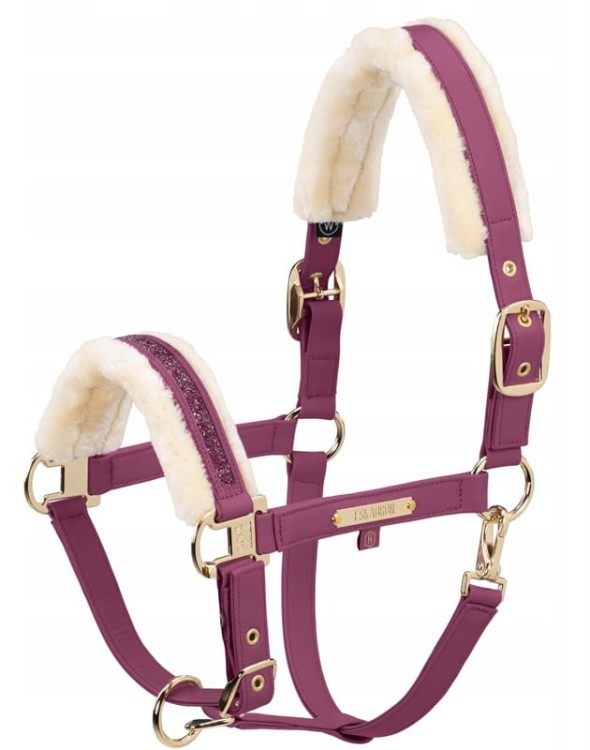 TROK.PL Kantar Eskadron Faux Leather Jewel wildberry