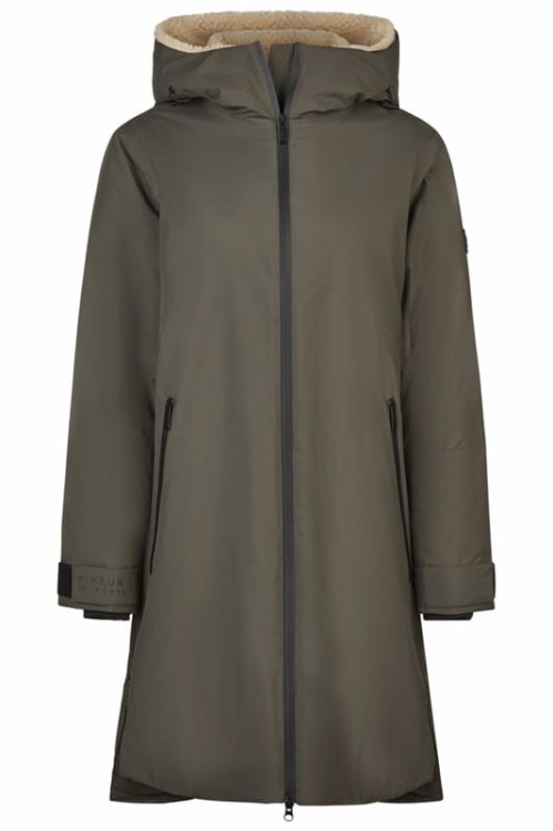 TROK.PL Płaszcz Pikeur RainCoat Sports 8022 deep khaki 1