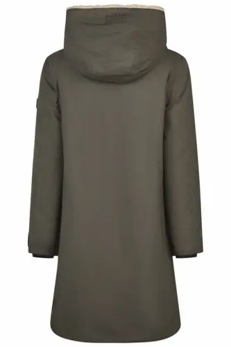 TROK.PL Płaszcz Pikeur RainCoat Sports 8022 deep khaki back