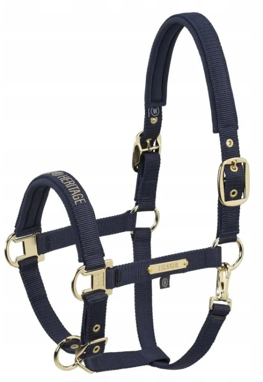 TROK.PL Kantar Eskadron GIRTH DOUBLE PIN, HERITAGE 25-26 NAVY