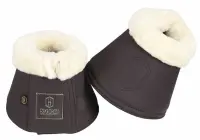 Kaloszki Eskadron FAUX LEATHER FAUX FUR black truffle XL