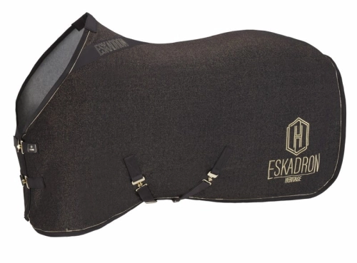 TROK.PL Derka Eskadron jersey Sparkle black truffle