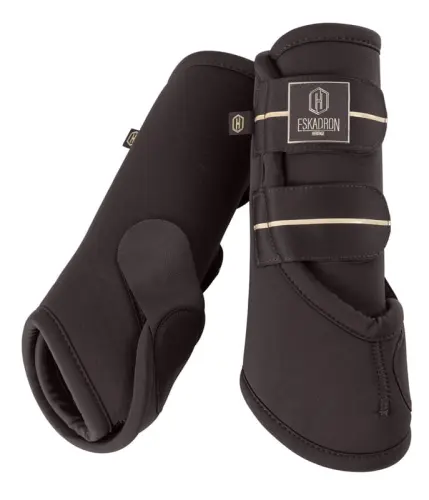 TROK.PL Ochraniacze PRO Dresaage Eskadron przody black truffle