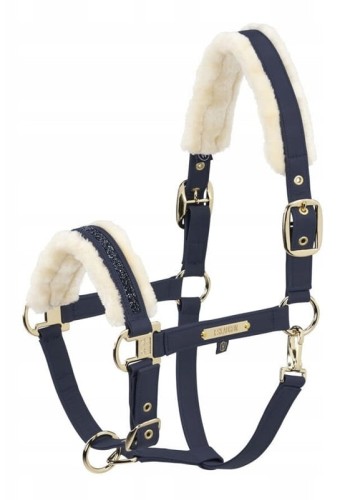 TROK.PL Kantar Eskadron Faux Leather Jewel navy