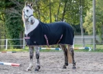 Derka polarowa HKM black 165cm. 