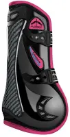 Ochraniacze Veredus Carbon Gel Vento Colored przód black/pink Pony - S
