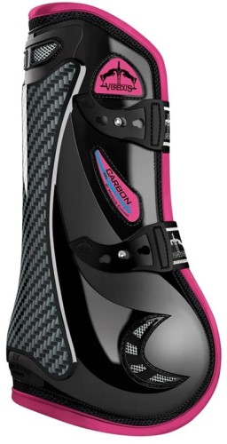 TROK.PL Ochraniacze Veredus Carbon Gel Vento black Pink