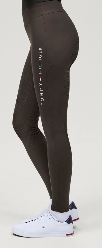 TROK.PL Legginsy Tommy Hilfiger Elmira cacao 2