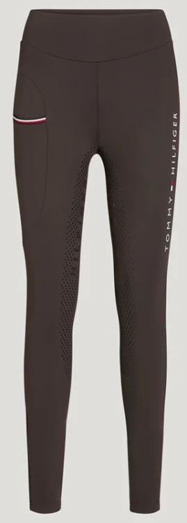 TROK.PL Legginsy Tommy Hilfiger Elmira cacao 4