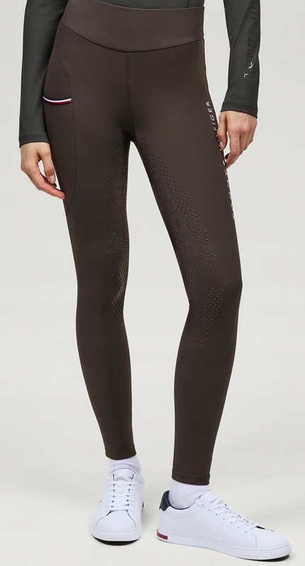 TROK.PL Legginsy Tommy Hilfiger Elmira cacao 1